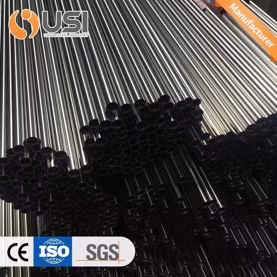 Precision 201/304/316L/2205/2507 Seamless Welded Fitting Stainless Steel Tube