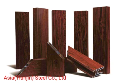 Hoooooooot Sale CE Standard Wooden Grain Aluminium Profile