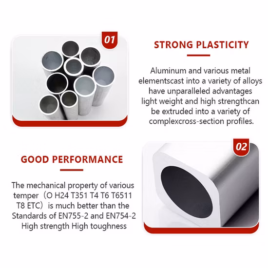 Aluminum Square Rectangular Tube Pipe Anodizing Tube Rectangular Tubing