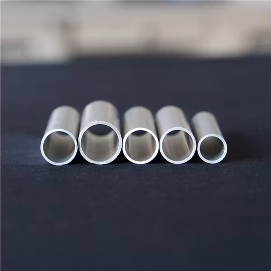 China Customized Profile Manufacture Aluminum Extrusion Round/Square/Oval Extruded Tube/Tubing/Pipe/Piping