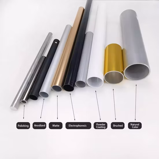 Custom CNC Drill Hole Aluminum Tube 6063 T5 Round Square Aluminium Pipe Anodized Aluminum Tubing